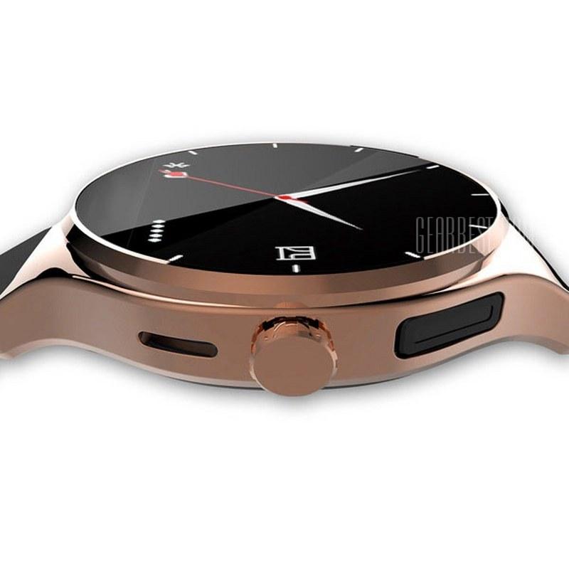 Smartwatch Elegant Color Pedometru Senzor Cardiac Bluetooth IP67 Maro