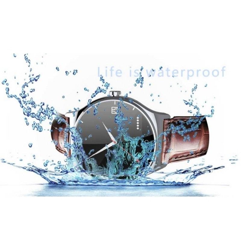 Smartwatch Elegant Color Pedometru Senzor Cardiac Bluetooth IP67 Maro