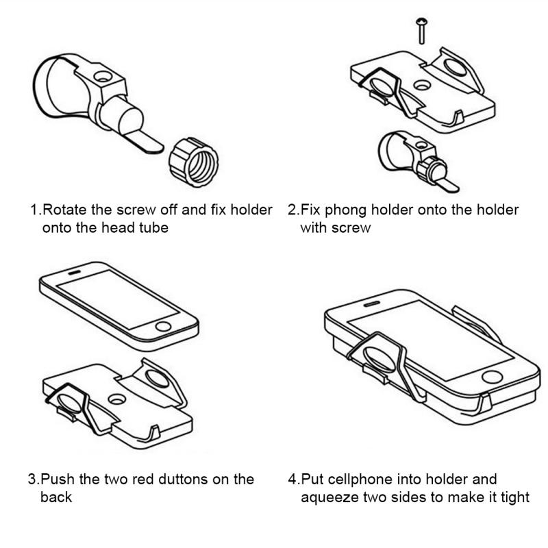 Suport aderent telefon pentru bicicleta