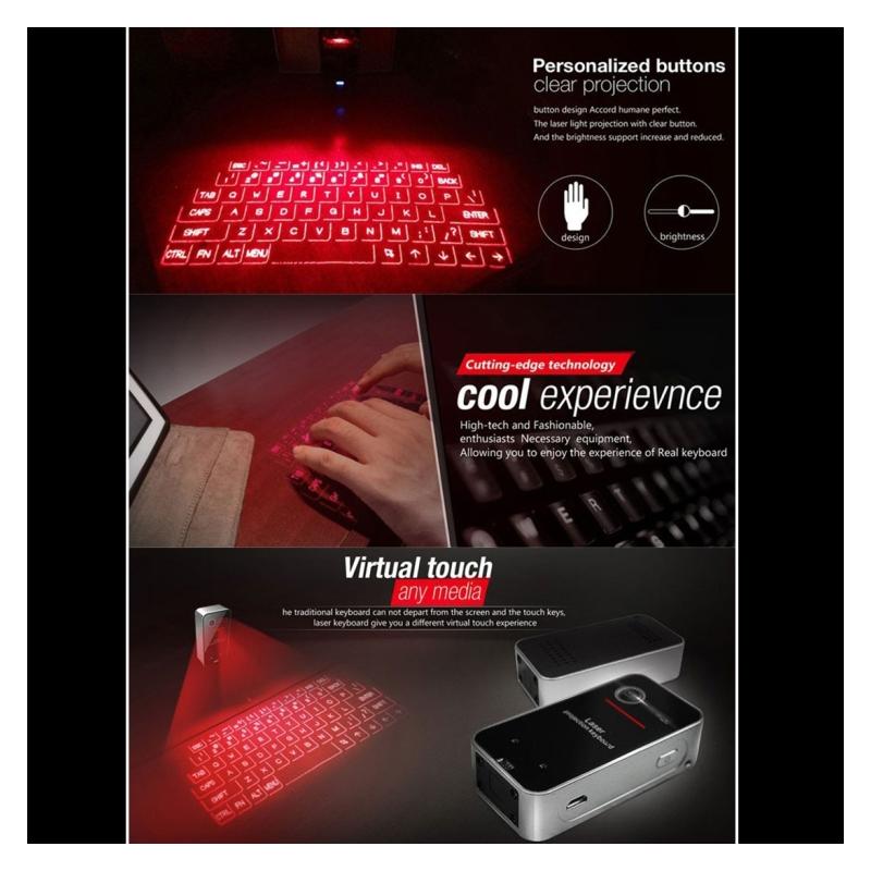 Tastatura cu proiectie laser