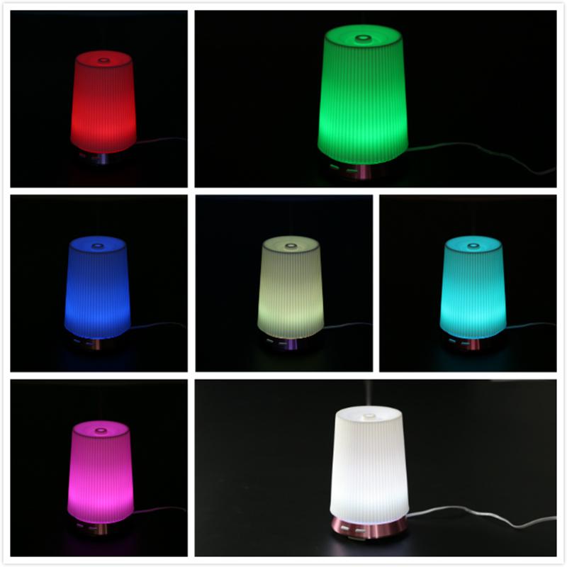 Veioza LED aromaterapie, 7 culori, difuzor de arome