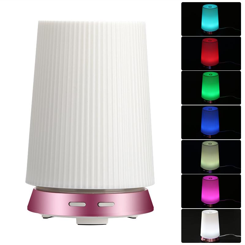 Veioza LED aromaterapie, 7 culori, difuzor de arome