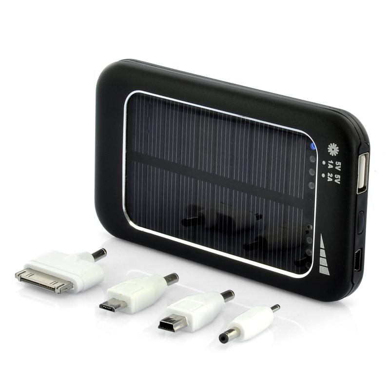 Acumulator extern solar, powerbank 4500 mAh