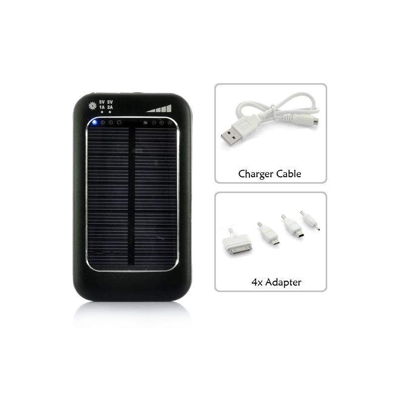 Acumulator extern solar, powerbank 4500 mAh