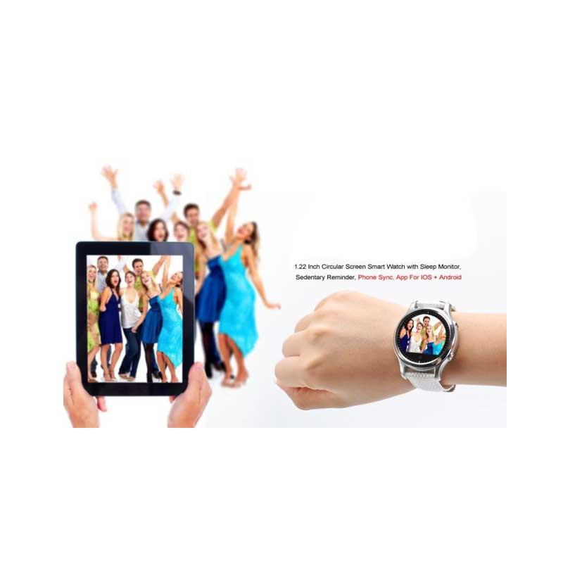 Smartwatch pentru femei cu Pedometru si Bluetooth Android si IOS