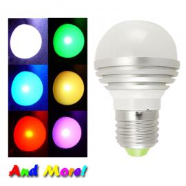 Bec LED RGB cu telecomanda