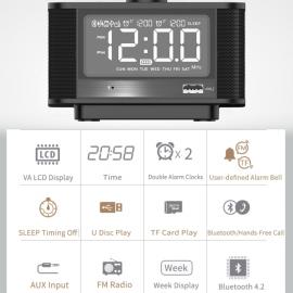 Boxa Bluetooth Ceas Radio Mega Bass X7