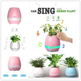 Boxa Bluetooth ghiveci real pentru flori