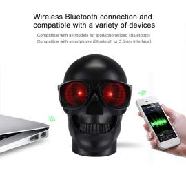 Boxa Bluetooth in forma de craniu