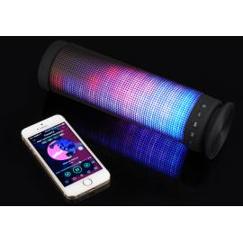 Boxa portabila Bluetooth Stereo cu LED-uri multicolore