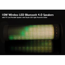Boxa portabila Bluetooth Stereo cu LED-uri multicolore