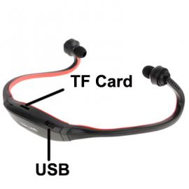 Casti sport cu microSD si FM