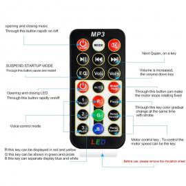 Glob disco audio bluetooth cu telecomanda