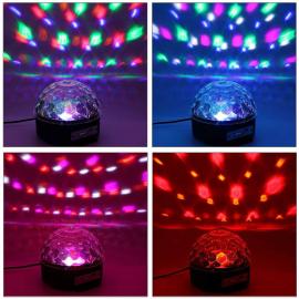 Glob disco audio bluetooth cu telecomanda