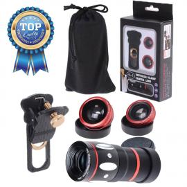 Kit 4in1 Lentile universale pentru Smartphone
