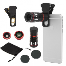 Kit 4in1 Lentile universale pentru Smartphone