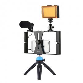 Kit profesional pentru vlogging cu lampa LED