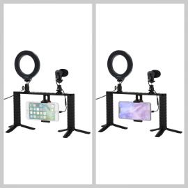 Kit profesional pentru vlogging cu LED circular