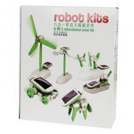 Kit robot educational solar, 6 in 1, de montat