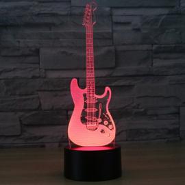 Lampa LED in forma de chitara