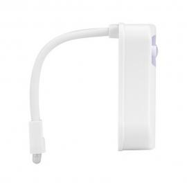 Lampa LED multicolora pentru toaleta cu senzor de miscare