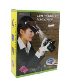 Lampa de cap multifunctionala cu lupa de marire pana la 10x