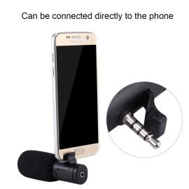 Microfon stereo pentru smartphone, vlogging