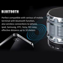 Mini Boxa portabila bluetooth metal Death Star
