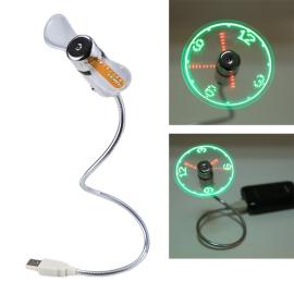 Mini Ceas Ventilator USB