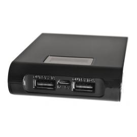 Baterie externa 12000 mAh cu lanterna si LCD