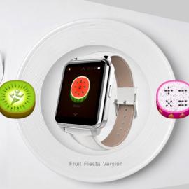 Smartwatch IPS 360 grade, curea piele, ultima generatie, waterproof