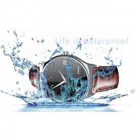 Smartwatch Elegant Color Pedometru Senzor Cardiac Bluetooth IP67 Maro