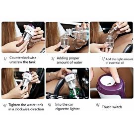 Umidificator auto aromaterapie