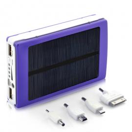 Acumulator extern portabil solar, powerbank 15000 mAh