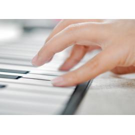 Pian portabil, flexibil, clape portabile