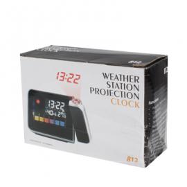 Statie meteo cu proiectie ceas